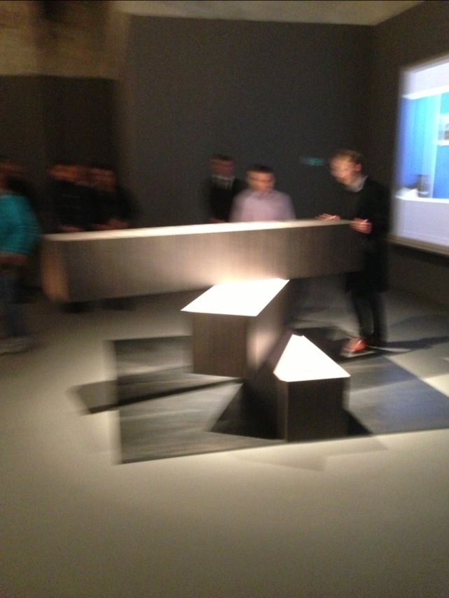 Close up with all the knobs and slidey bits of Rem Koolhaas/OMA's furniture for Knoll Charlie