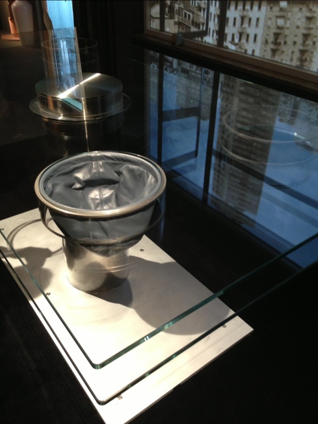 Close up with all the knobs and slidey bits of Rem Koolhaas/OMA's furniture for Knoll Charlie