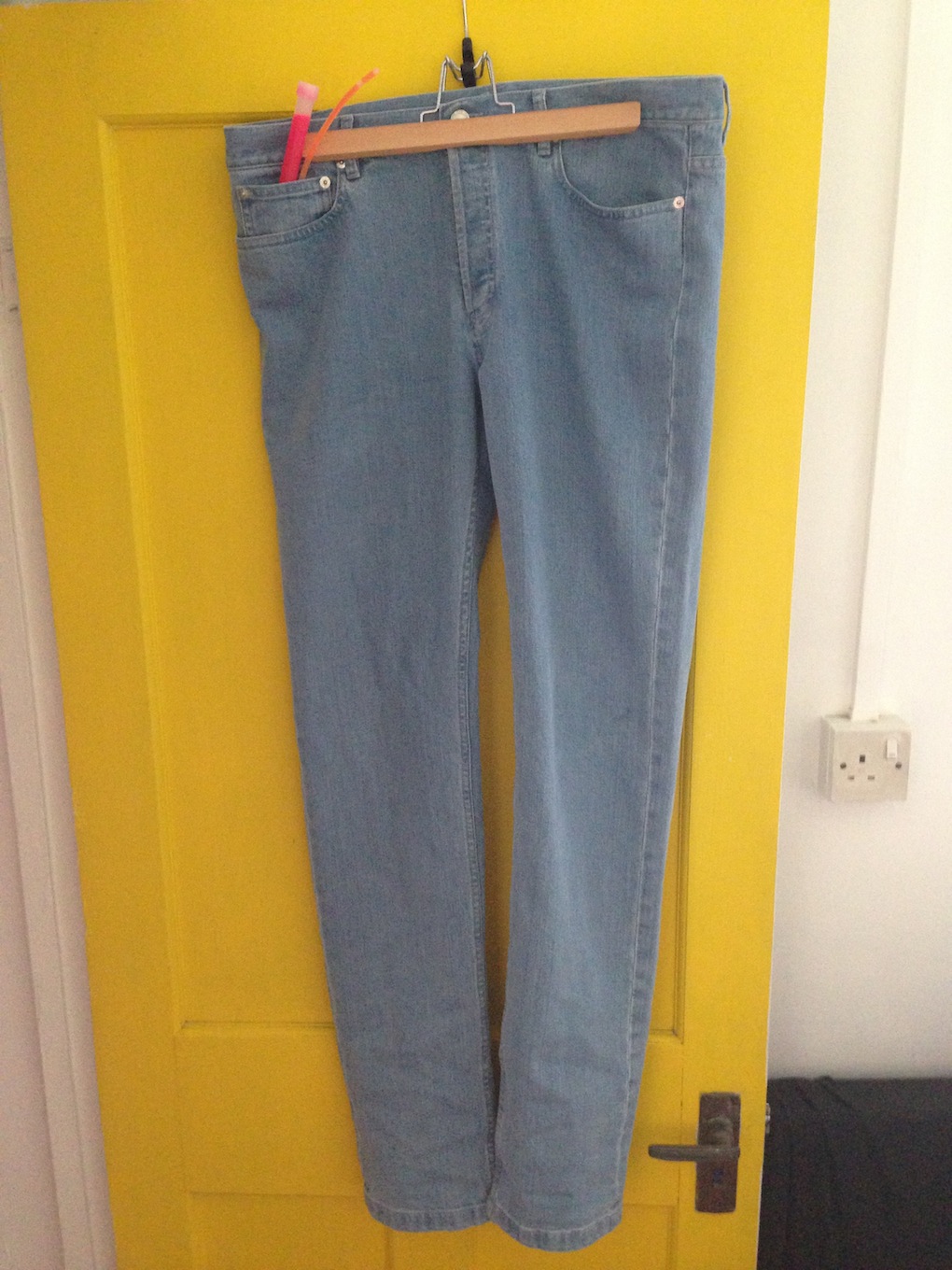 BEST JEANS IN THE WORLD EVER ALERT! Ben Davis Logger cut, and APC Petit